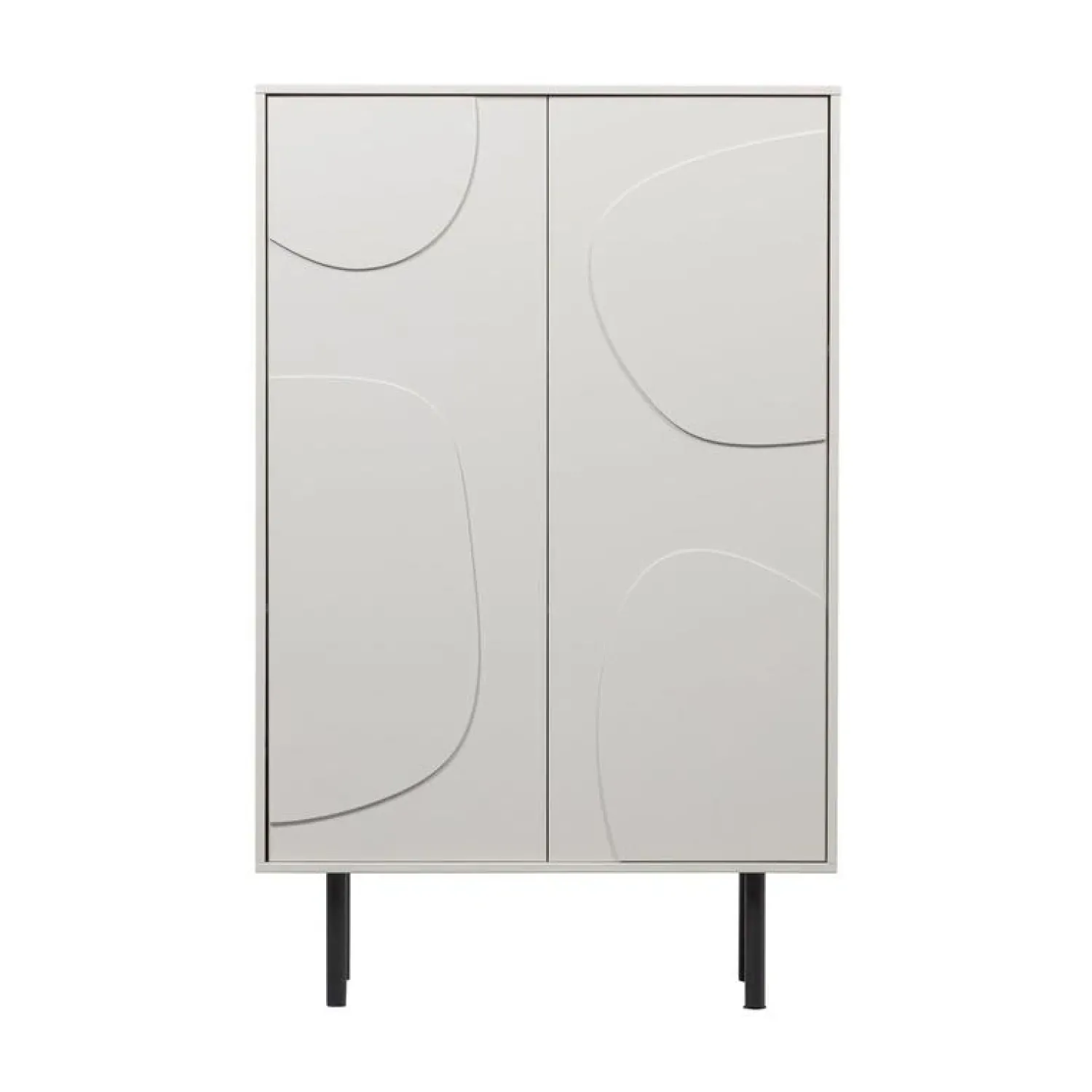 WOOOD Wandkasten|Industriele Kasten|Cadiz Opbergkast grenen grijs 85cm