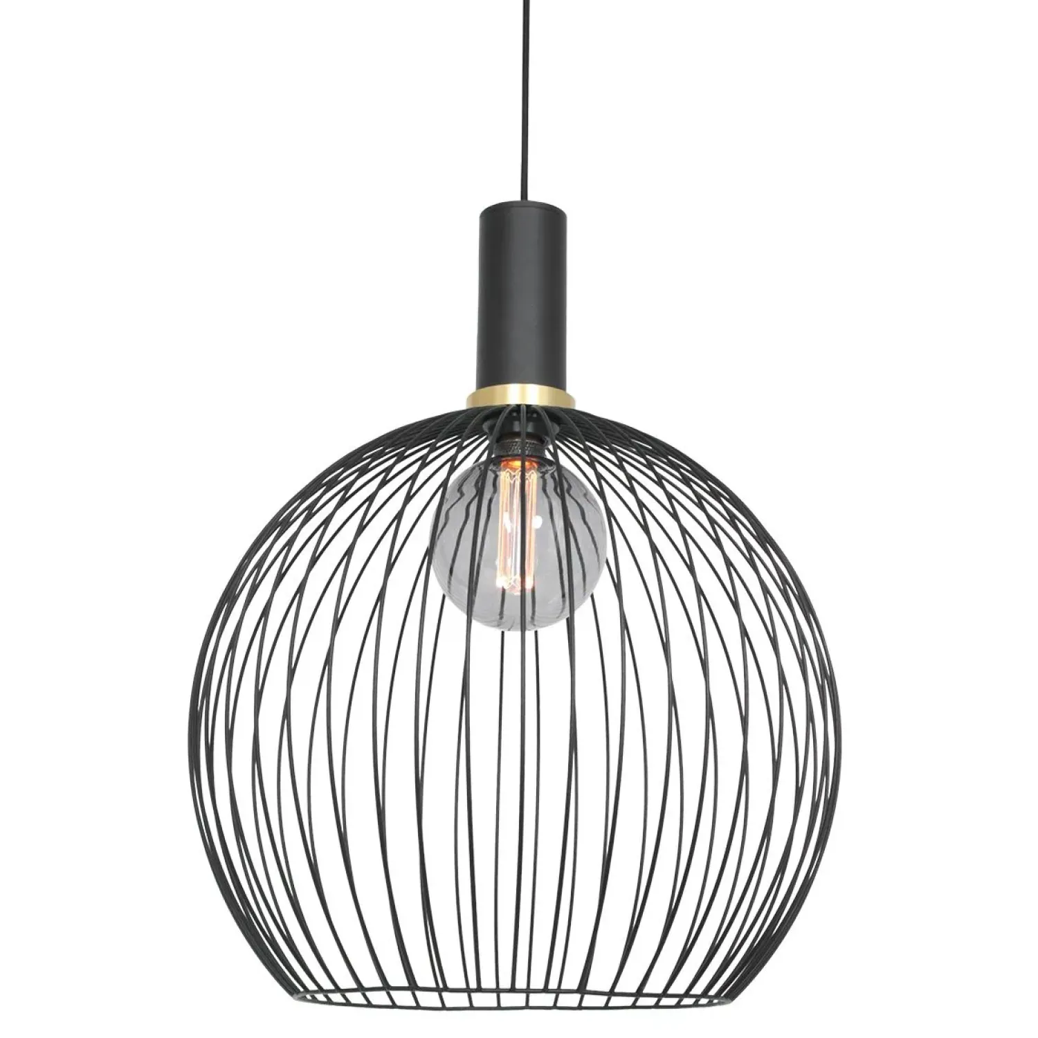 Steinmex Hanglampen|Caesar Hanglamp 1-lichts 45cm gold ring