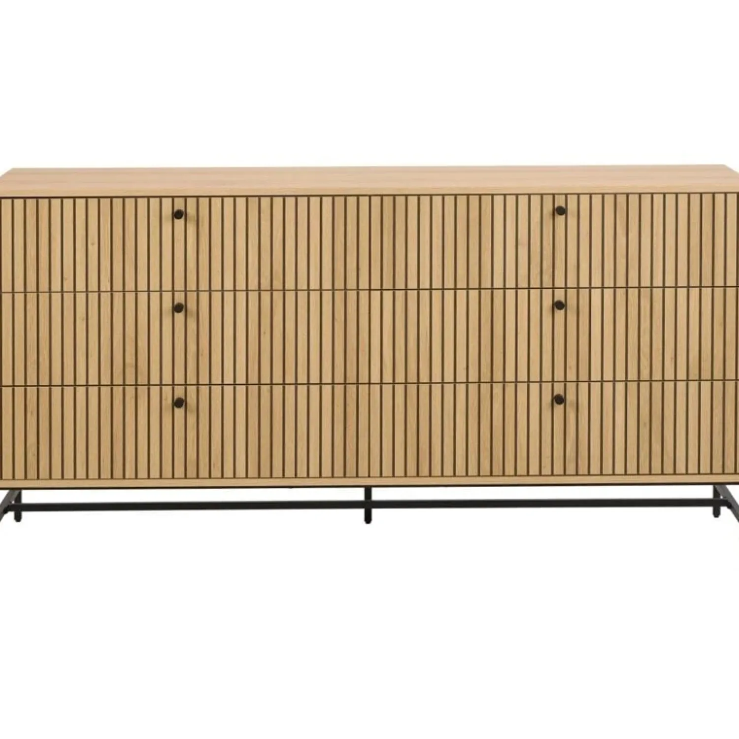 Nordhavn Ladenkasten|Industriele Kasten|Calmera Ladekast Naturel 6 lade 157cm