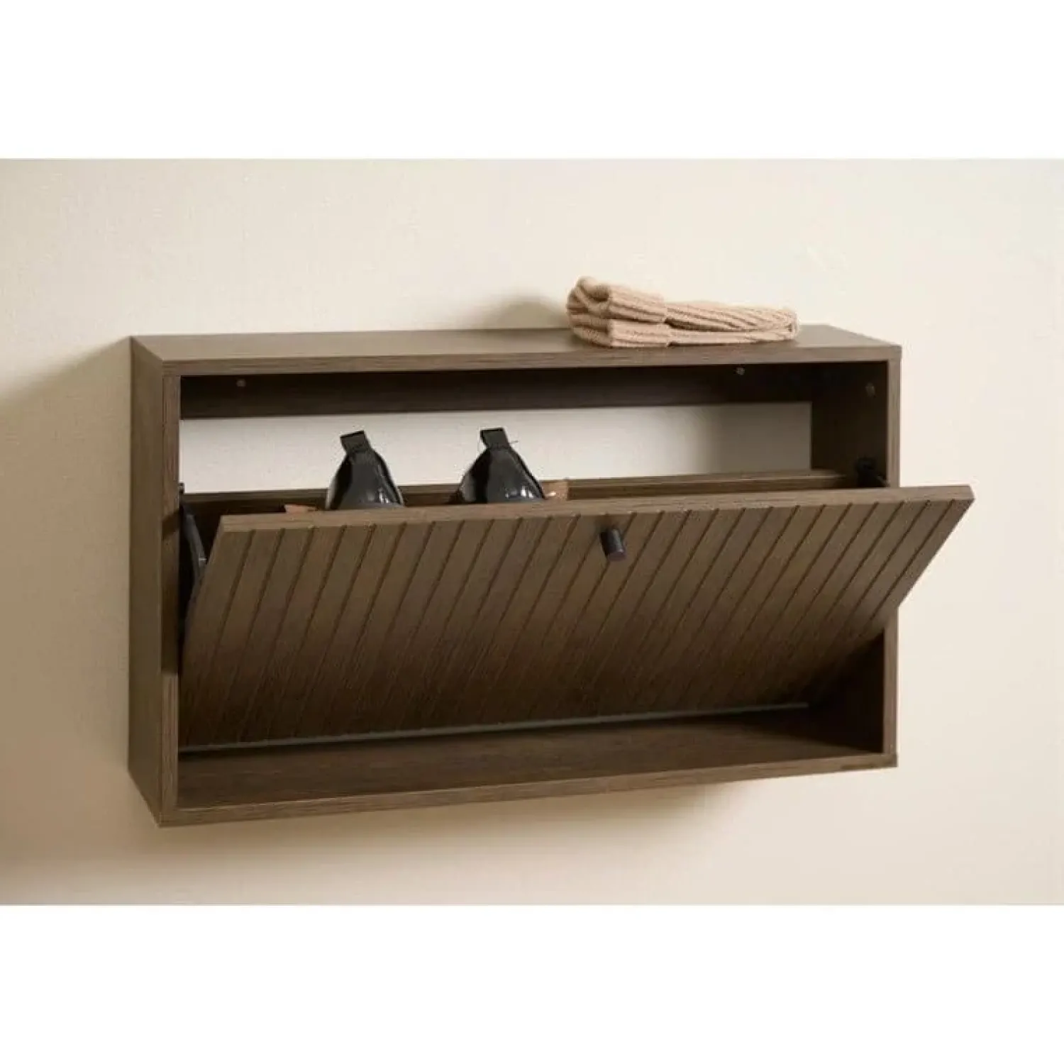 Nordhavn Schoenenkasten|Schoenenkasten|Calmera Schoenenkast Bruin 1 vak 71cm