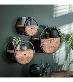 Kalfort Wandplanken|Wandrekken|Calro industrieel wandrek 30cm