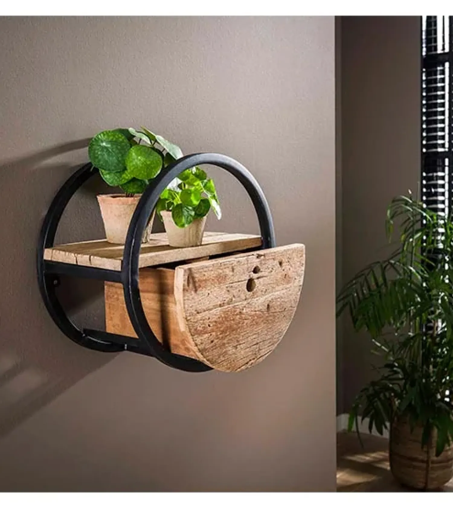 Kalfort Wandplanken|Wandrekken|Calro industrieel wandrek set van 3