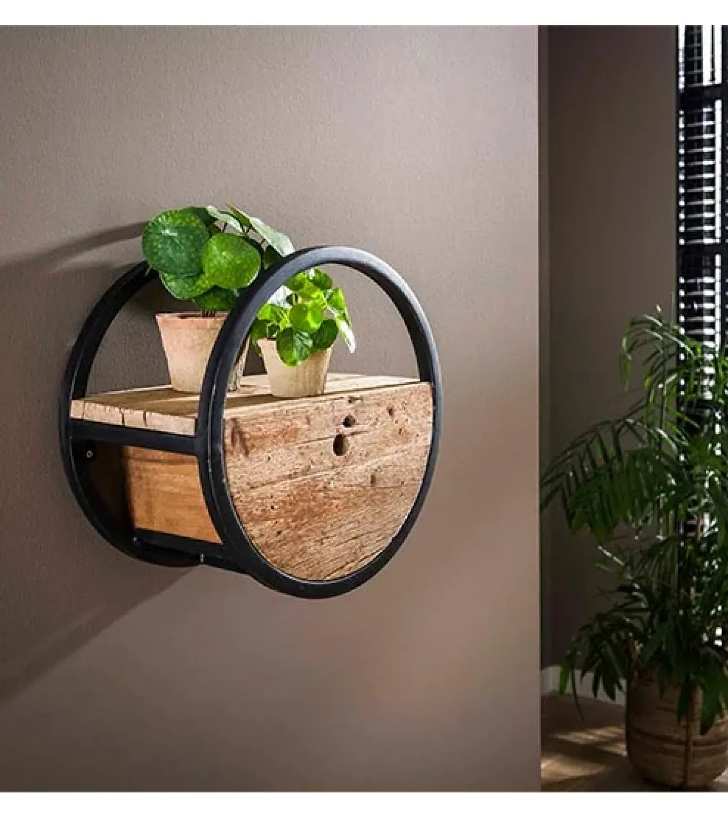 Kalfort Wandplanken|Wandrekken|Calro industrieel wandrek set van 3