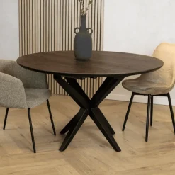 Maison Madera Eettafels|Calvenza uitschuifbare Eettafel rond 130/170cm - Zelf samenstellen