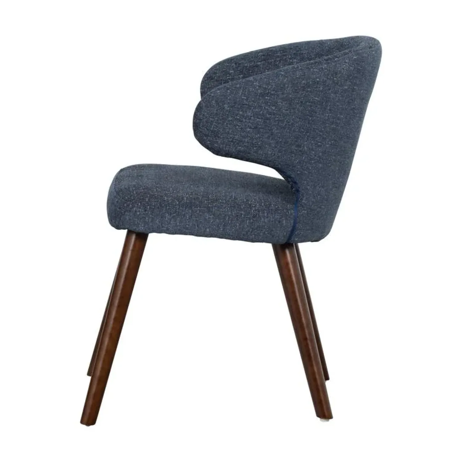 vtwonen Eetkamerstoelen|Cape Eetkamerstoel stof blauw