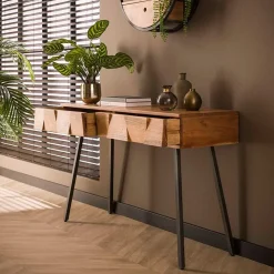 Kalfort Sidetables|Caressa kaptafel industrieel 125cm