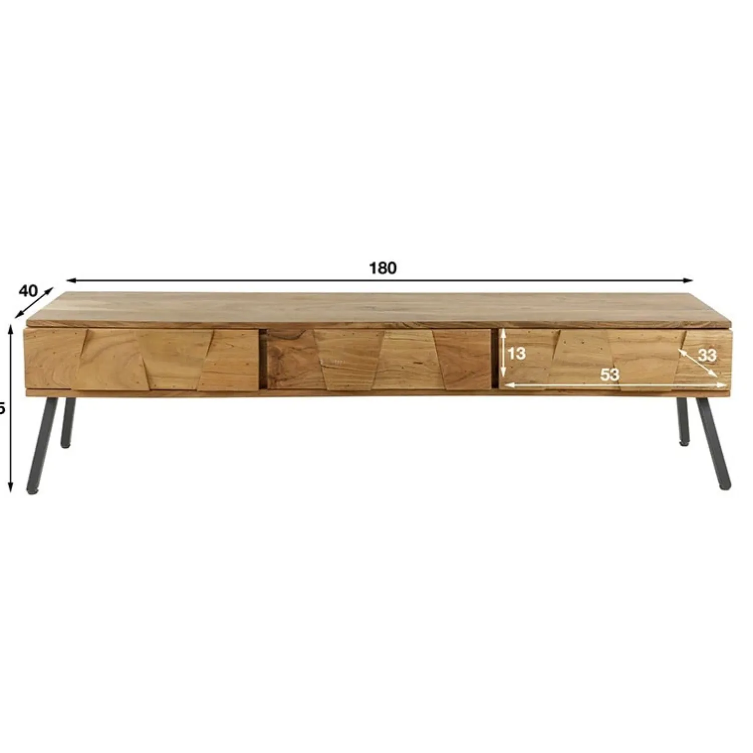 Kalfort Industriele Kasten|Tv Meubels|Caressa tv meubel industrieel 180cm