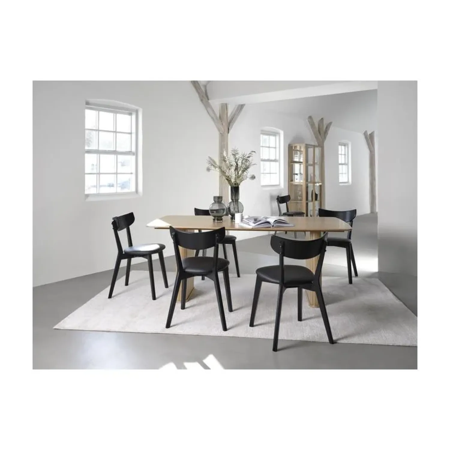 LykkeHome Eetkamerstoelen|Cari Eetkamerstoel zwart