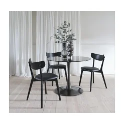 LykkeHome Eetkamerstoelen|Cari Eetkamerstoel zwart