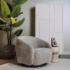 Tower living Fauteuils|Castro Fauteuil Beige draaibaar