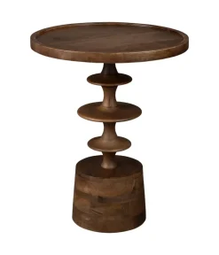 Dutchbone Bijzettafels|Cath Bijzettafel Walnoot 46cm