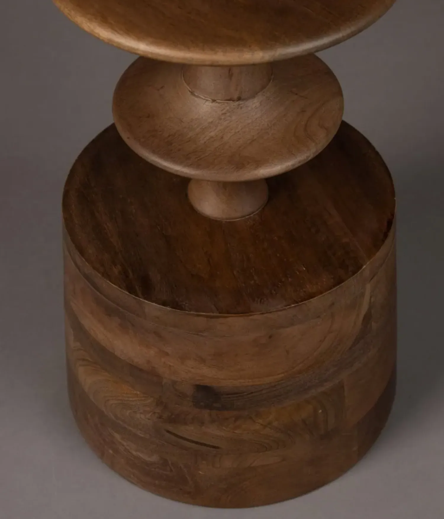 Dutchbone Bijzettafels|Cath Bijzettafel Walnoot 46cm