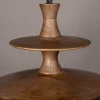 Dutchbone Hanglampen|Cath 1-lichts Hanglamp Large Walnoot