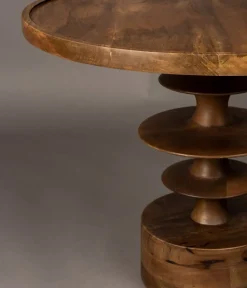 Dutchbone Salontafels|Cath Salontafel Walnoot 66cm