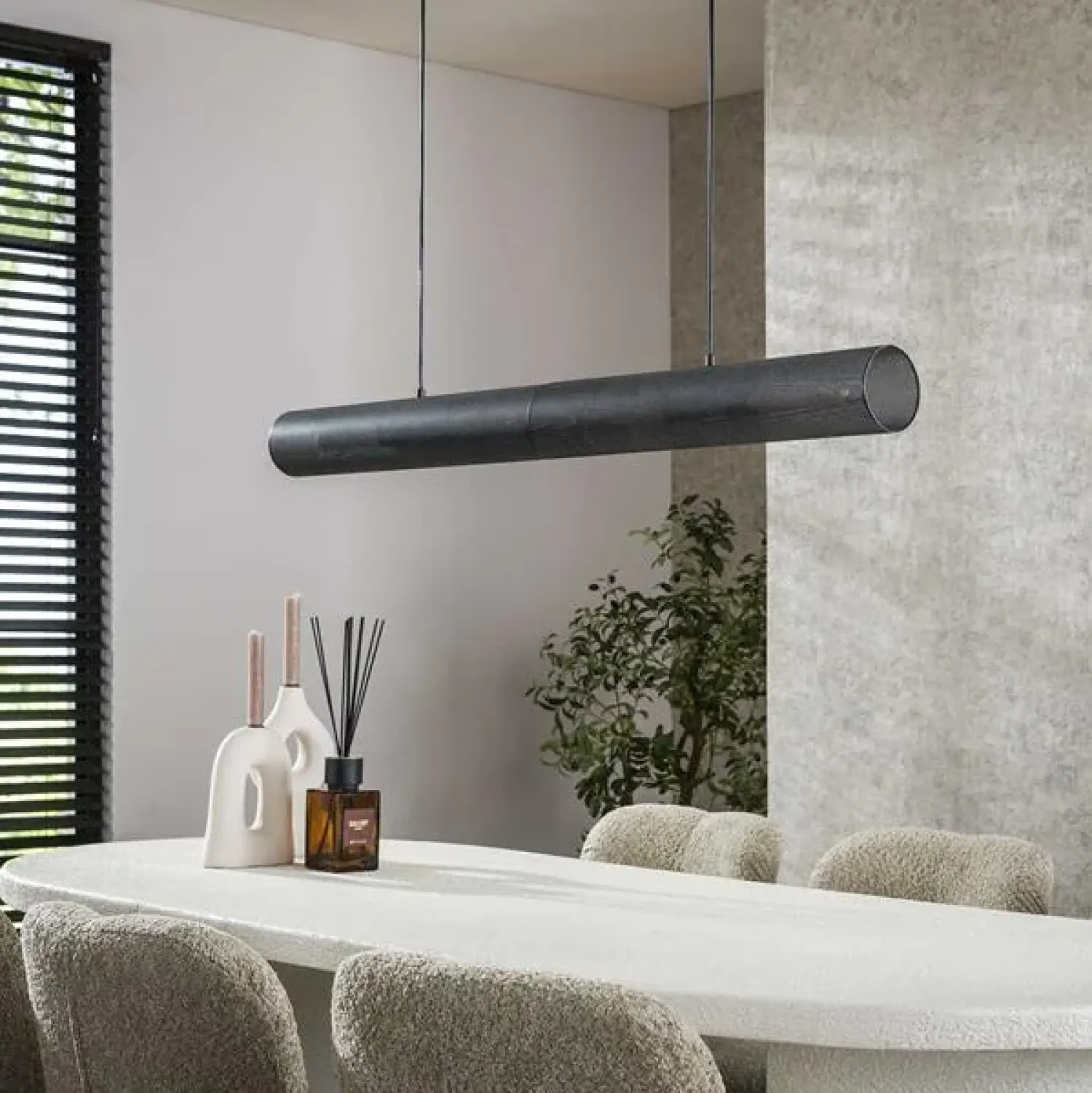 Kalfort Hanglampen|Celeste Hanglamp 4-lichts cylinder Metaal