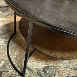 Furndea Salontafels|Celicia salontafel Zwart Goud