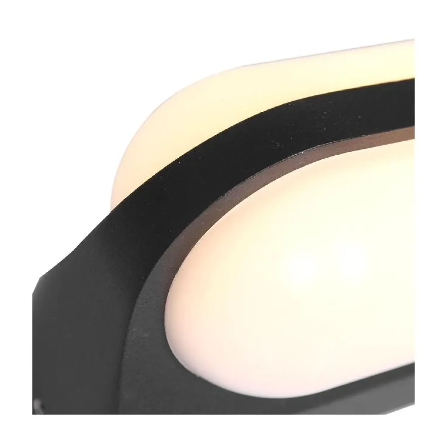 Steinmex Buitenverlichting|Cesar 2-lichts Buitenlamp Zwart inclusief lichtbronnen