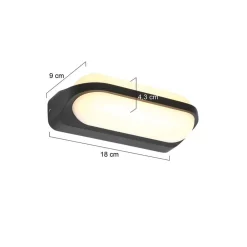 Steinmex Buitenverlichting|Cesar 2-lichts Buitenlamp Zwart inclusief lichtbronnen