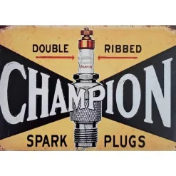 Cavetown Metalen Borden|Champion Spark Plugs - metalen bord