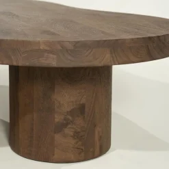 Eleonora Salontafels|Charlie Salontafel organisch Lichtbruin 130cm