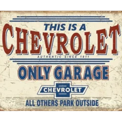 Cavetown Metalen Borden|Chevrolet Garage - metalen bord