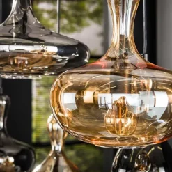 Kalfort Hanglampen|Chloe 7-lichts glazen hanglamp