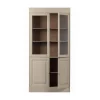 vtwonen Vitrinekasten|Industriele Kasten|Chow Vitrinekast grenen beige 105cm