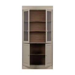 vtwonen Vitrinekasten|Industriele Kasten|Chow Vitrinekast grenen beige 105cm