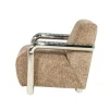 By Boo Fauteuils|Chromette Fauteuil Taupe met chrome