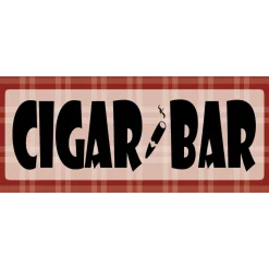 Cavetown Metalen Borden|Cigar Bar - metalen bord