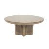 By Boo Salontafels|Circolo Salontafel rond Large Bruin 80cm