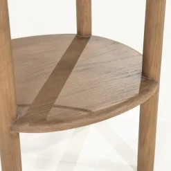 Eleonora Bijzettafels|Cleo Bijzettafel Lichtbruin 50cm