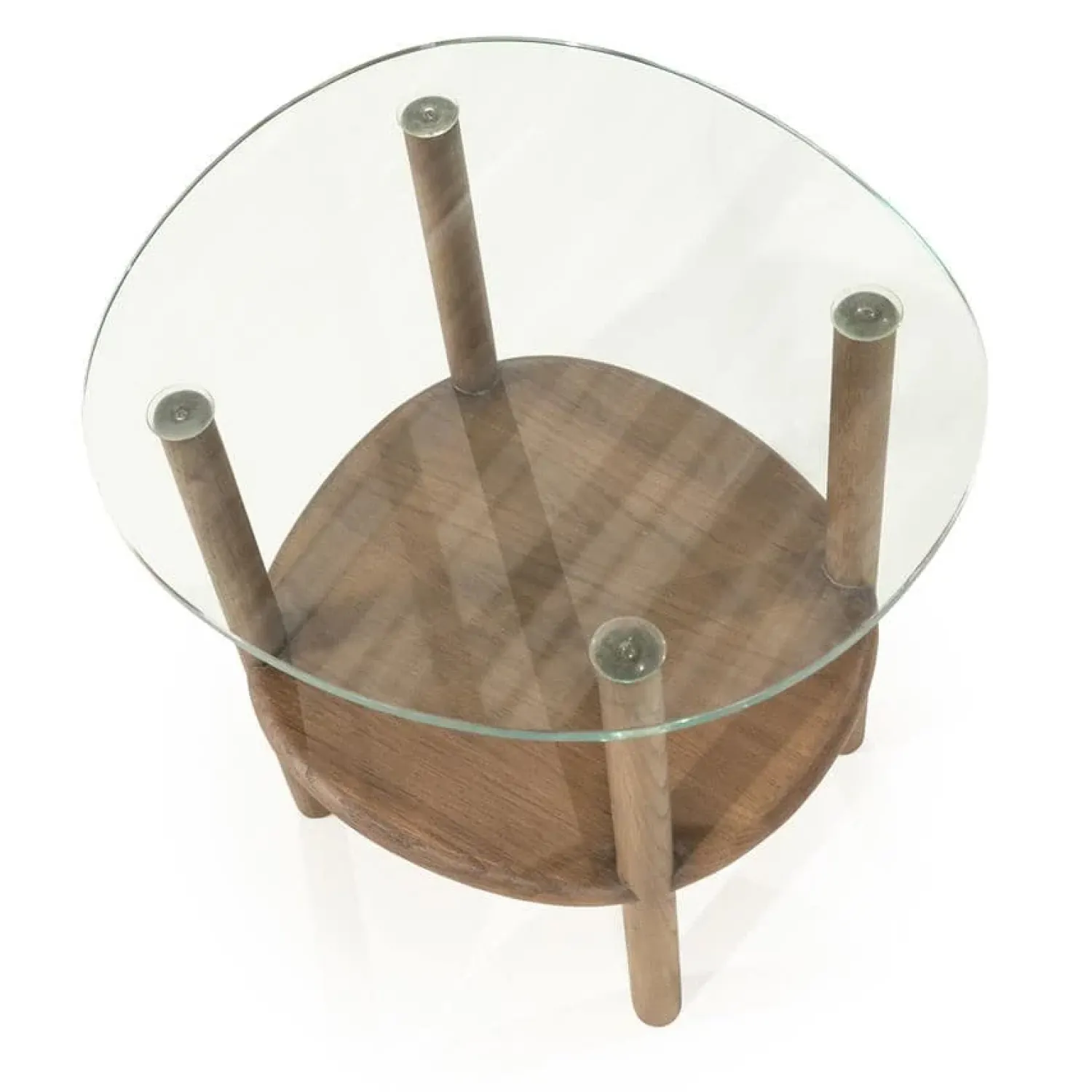 Eleonora Bijzettafels|Cleo Bijzettafel Lichtbruin 50cm