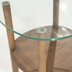Eleonora Bijzettafels|Cleo Bijzettafel Lichtbruin 50cm