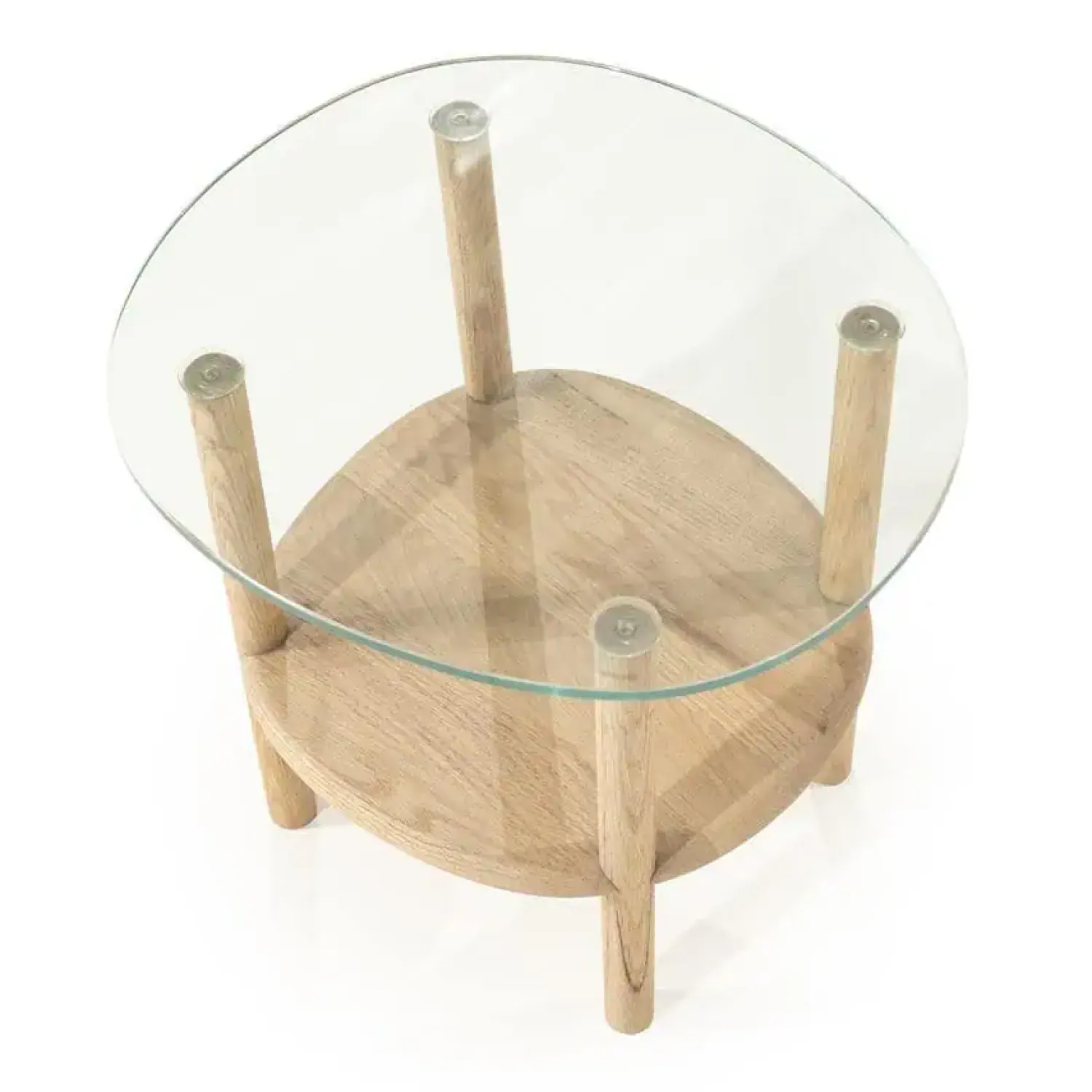 Eleonora Bijzettafels|Cleo Bijzettafel Naturel 50cm
