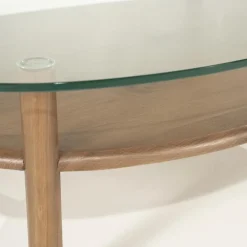 Eleonora Salontafels|Cleo Salontafel Lichtbruin 101cm