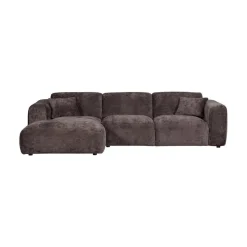 WOOOD Loungebanken|Cloud Chaise longue bank links chenille bruin