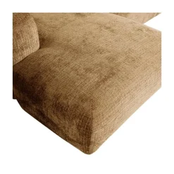 WOOOD Loungebanken|Cloud Chaise longue bank links chenille geel