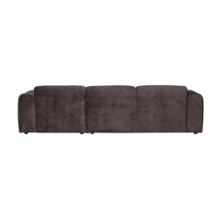 WOOOD Loungebanken|Cloud Chaise longue bank rechts chenille bruin