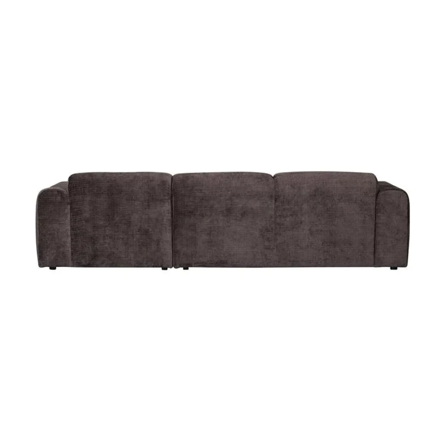 WOOOD Loungebanken|Cloud Chaise longue bank rechts chenille bruin