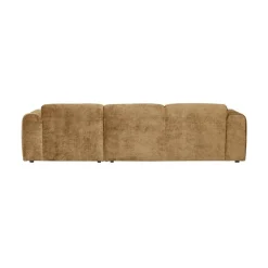 WOOOD Loungebanken|Cloud Chaise longue bank rechts chenille geel