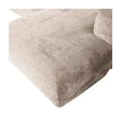 WOOOD Loungebanken|Cloud Chaise longue bank rechts chenille naturel