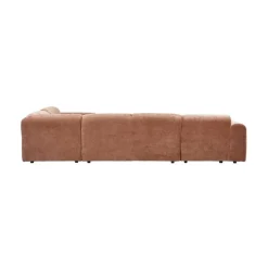WOOOD Hoekbanken|Cloud Hoekbank rechts geweven chenille terracotta