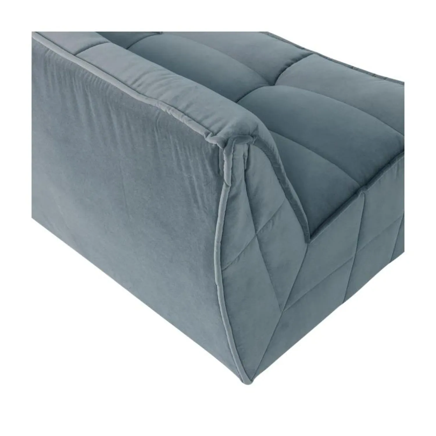 vtwonen 3 Zitsbanken|Cluster Bank 3-zits Velvet Turquoise blauw