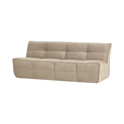 vtwonen 3 Zitsbanken|Cluster Bank 3-zits Velvet Zacht beige