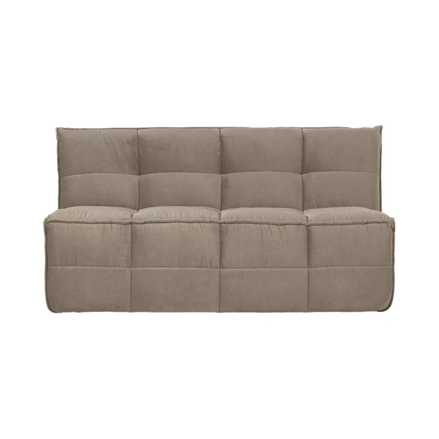 vtwonen Eetkamerbanken|Eetkamerbanken|Cluster Eetkamerbank Met rugleuning Velvet Warm taupe