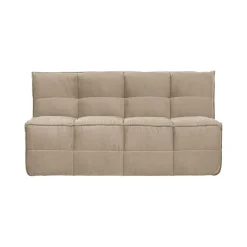 vtwonen Eetkamerbanken|Eetkamerbanken|Cluster Eetkamerbank Met rugleuning Velvet Zacht beige