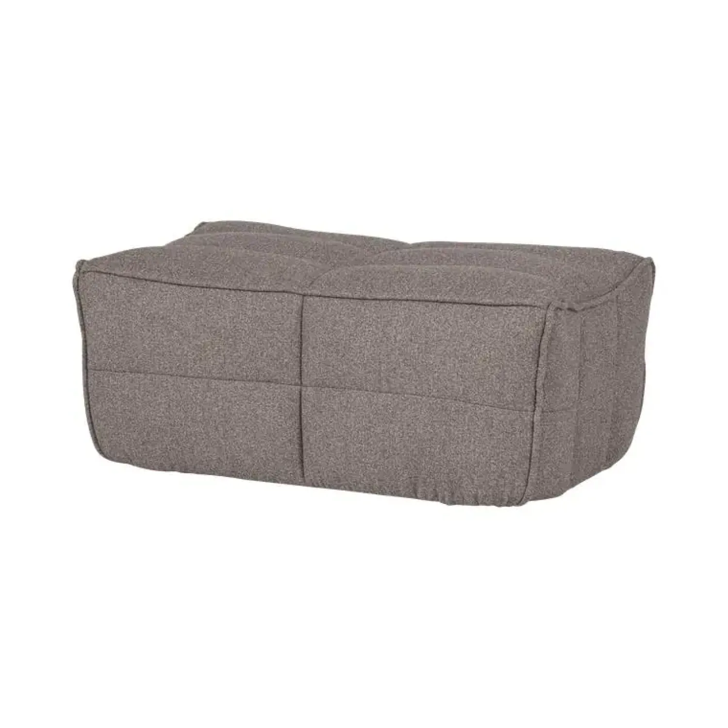 vtwonen Hockers|Cluster Hocker Bouclé Middenbruin 104cm