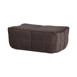 vtwonen Hockers|Cluster Hocker Velvet Chocolade bruin 104cm