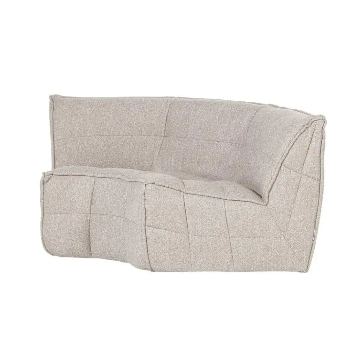 vtwonen Modulaire Banken|Cluster Hoekelement Bouclé Zand beige